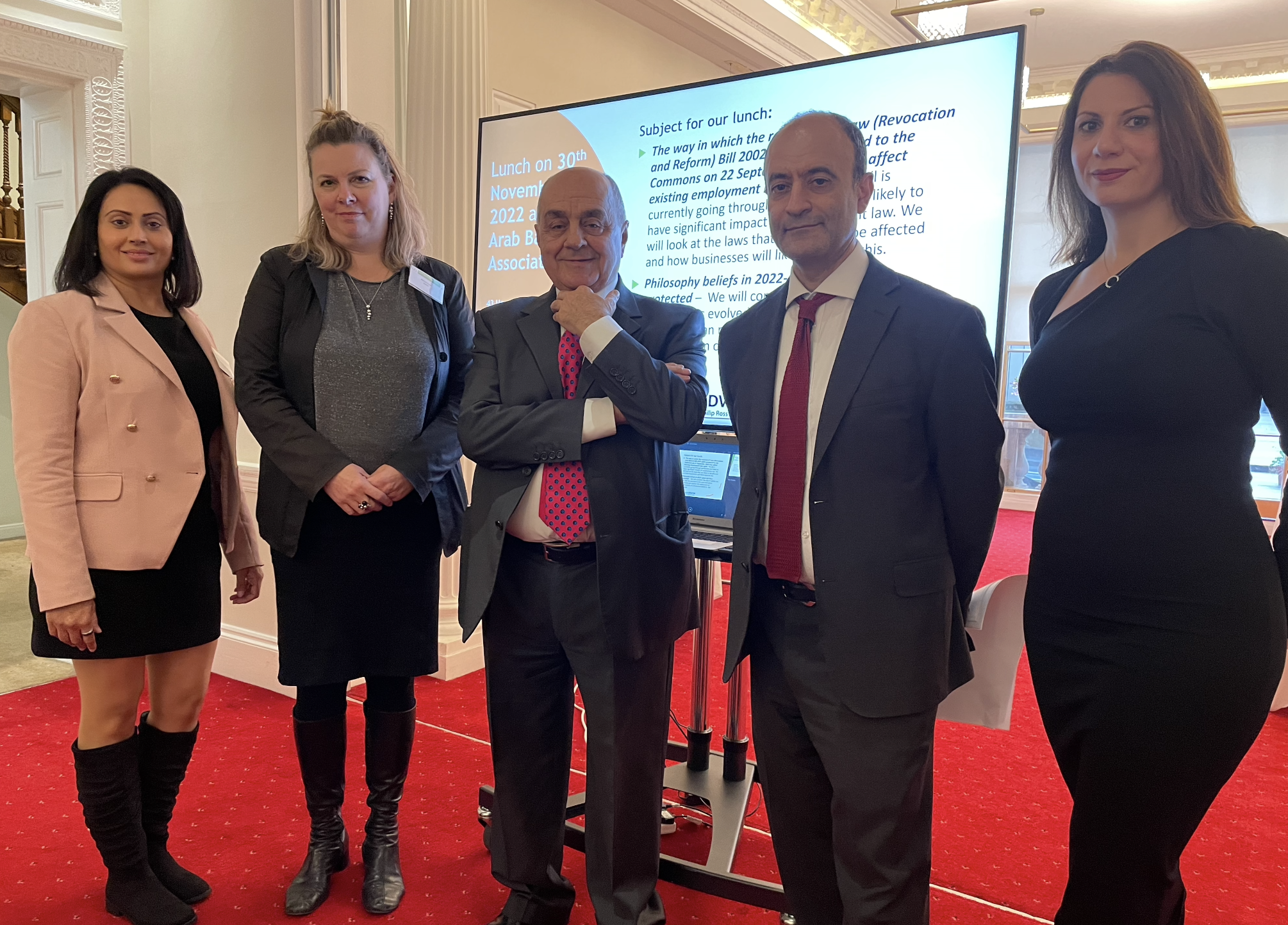 Corporate Members lunch on Employment Law